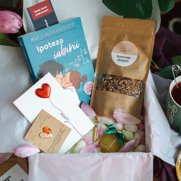 Imagine cu cutia cadou Ipoteza iubirii v day