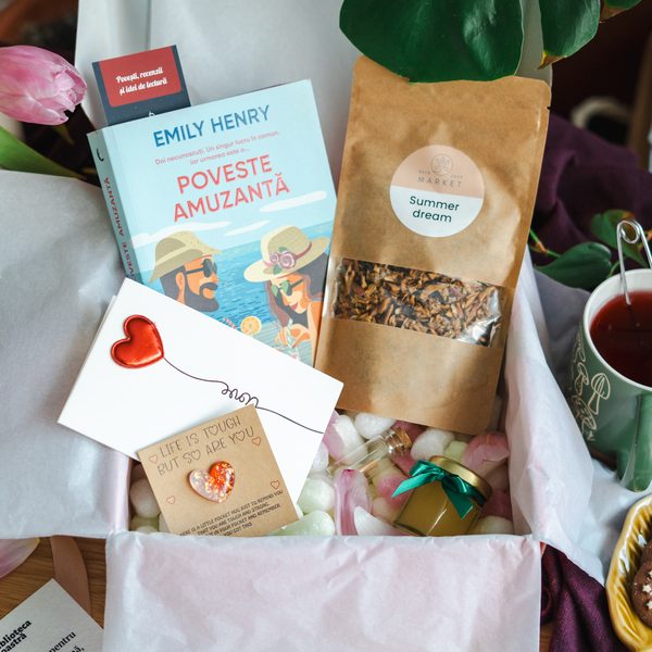 Imagine cu cutia cadou Poveste amuzanta v day