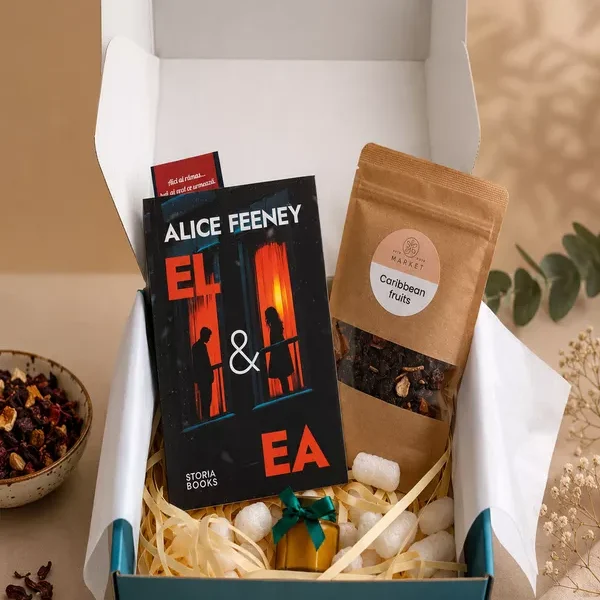 Imagine cu cutia cadou El si ea